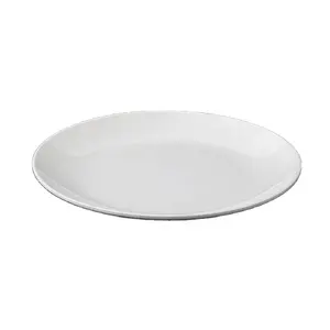 מפעל מכירות ישיר קלק מוסלים כלי שולחן סגלגל 100% מלמין סגלגל צלחות מלמין למסעדות