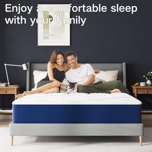 Bán buôn 10 inch Vua Kích thước Roll-Up Bộ nhớ bọt mùa xuân nệm chất lượng khách sạn và đồ nội thất phòng ngủ-Thiết kế hiện đại - Product Image 4