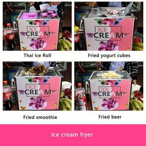 เครื่องทอดไอศกรีมสแตนเลสขนาดเล็กสำหรับการค้าเครื่องทอดไอศกรีม - Product Image 3