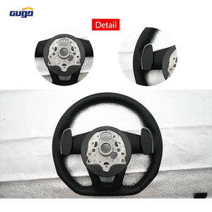 <span class=keywords><strong>Volant</strong></span> chauffant en cuir et carbone de style sportif GUGO pour modèles <span class=keywords><strong>Audi</strong></span> B9, comprenant un <span class=keywords><strong>volant</strong></span> de voiture en matériau PU - Product Image 5