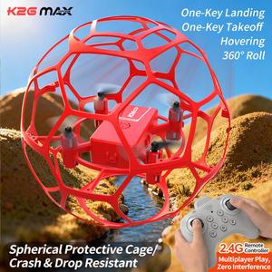 <span class=keywords><strong>Dron</strong></span> K26 MAX UFO con Control Remoto, <span class=keywords><strong>Dron</strong></span> de Fútbol para Principiantes, Vuelo con Maniobras, Rotación de 360°, Mantenimiento de Altitud, Batería Recargable - Product Image 2