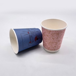 Gobelets en papier en édition limitée saisonnière de 12oz 16oz avec moka à la menthe poivrée et autres saveurs des fêtes - Product Image 4