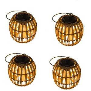 Lámpara Solar de Jardín Colgante, Luz Decorativa para Exteriores, para Patio, Balcón, Villa, Área de Barbacoa, Luz Cálida LED de 1.2W con Interruptor Manual - Product Image 2