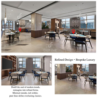 Ensembles de meubles de restaurant d'hôtel modernes personnalisés, meubles de luxe, autres meubles durables, meubles commerciaux, table, ensemble de tables à manger