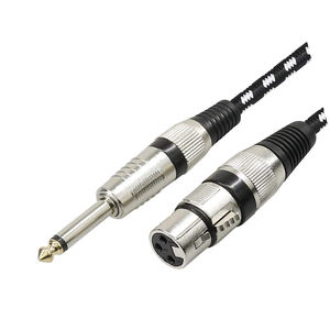 <span class=keywords><strong>Cable</strong></span> <span class=keywords><strong>XLR</strong></span>, línea de audio <span class=keywords><strong>XLR</strong></span> <span class=keywords><strong>a</strong></span> 6,35mm, para consola mezcladora de amplificador, <span class=keywords><strong>Cable</strong></span> adaptador de altavoz de micrófono Cannon de 6,5 MM - Product Image 1