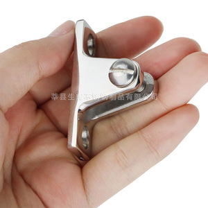 Shining Sloping Mountain Base Bracket Stainless Steel Quick Release Marine Hardware for <b>Yacht</b> Awning Retrofit - Product Image 2