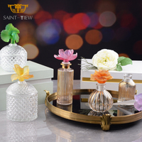 Bouteille d'huile essentielle en verre de 100ml, flacon de parfum en verre avec boîte