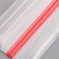 Sacs en plastique refermables transparents en PE, résistants à l'humidité, avec fermeture éclair, épais et robustes, 12*17 cm, 1000 pièces/sac, vente en gros sur mesure