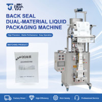 Machine d'emballage automatique pneumatique multifonctionnelle à double matériau pour le remplissage de sachets et de pochettes, idéale pour les sauces et le beurre de cacahuète