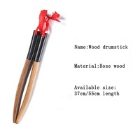 Nouveaux accessoires classiques durables Baguette en bois de rose pour tambours de bateau dragon