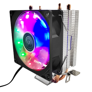 Desktop Cpu Cooler Rgb Cooling <b>Fan</b> Air Cpu Cooler Argb 4Pin Dual <b>Fan</b> With 2 Heat Pipe 1200 1366 775 Processor Heatsink Radiator - Product Image 6