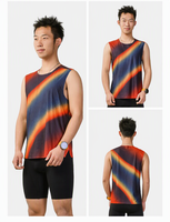 Gilet de marathon personnalisé pour hommes, sublimation, pour les équipes de course, uniforme de club, course sur sentier, débardeur sans manches, OEM