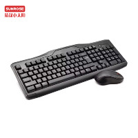 Clavier et souris de jeu sans fil OEM T81, format complet, ergonomique, 2,4 GHz, USB, étanche, ultra‑mince