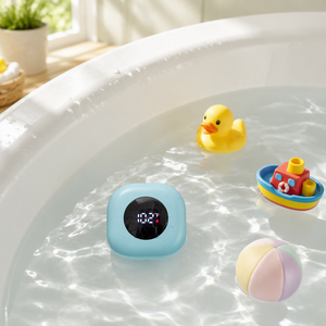 Thermomètre de bain numérique flottant pour bébé avec affichage Celsius/Fahrenheit pour utilisation à la maison dans la <span class=keywords><strong>baignoire</strong></span> pour les bébés de 0 à 12 mois - Product Image 2