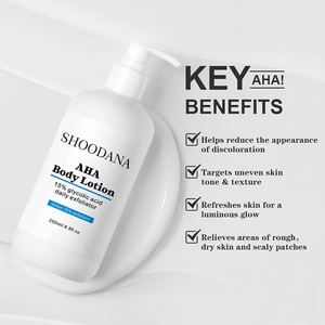 Crema Corporal Vegana Orgánica de Fábrica con AHA, Leche, Ácido Glicólico, Aclarante, Blanqueadora, Marca Blanca, 250 ml para Piel Negra - Product Image 2