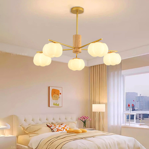 Chengyu Lighting Chandelier Modern Minimalist Gold Iron Body Led Light Home Living Room Bedroom Ceiling Lamp Adjustable Height - Product Image 3