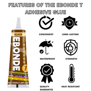 Adesivo per plastica PP PE nero da 50 ml, supportato da OEM, per polipropilene, polietilene, ABS, PVC, PMMA, <span class=keywords><strong>spugna</strong></span> EVA - Product Image 5