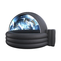 Écran de projection gonflable Seeball de 10 m de diamètre, écran de projection en dôme extérieur, simple et portable, écran de cinéma en plein air