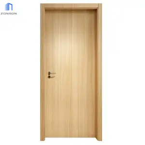 Zonron Supplier Wholesale Exterior Doors Vintage Latest Design Entrance Wooden Doors For House