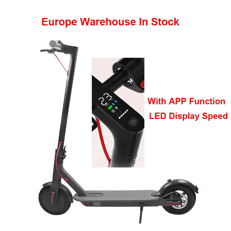 US EU UK warehouse electric scooter, M365 PRO style XIAOMI MI 350W/10AH adults e-scooter,dropshipping and duty free