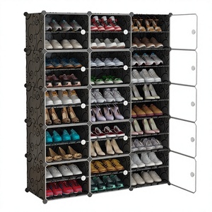 Mueble de Plástico Moderno DIY Convertible de Gran Capacidad para Almacenamiento de Zapatos y Entrada, Ideal para <span class=keywords><strong>el</strong></span> Hogar y Taller - ¡Venta Caliente! - Product Image 1