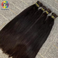 Venta al por mayor de fábrica: Paquetes de cabello virgen a granel para trenzar, cabello humano a granel sin trama, cabello humano a granel de onda profunda para trenzar.