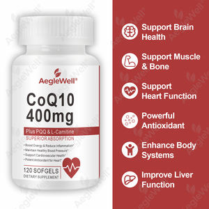 दिल के स्वास्थ्य और ऊर्जा उत्पादन में वृद्धि हुई कोक्यू 10 कोइम 400 मिलीग्राम कोक 10 पूरक 120 - Product Image 4