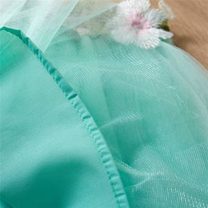 Nuevo Vestido de Princesa Floral Verde de Primera Calidad para Niñas Pequeñas, Trajes para Comprar en Línea en Pakistán - Product Image 6