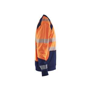 BLAKLADER - 354125285389XL Sudadera Hi-Vis Naranja/Azul marino-EAN 7330509621110 ROPA DE TRABAJO DE 2017 - Product Image 4
