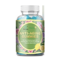 Daynee anti-aging gummies Vegan blauwe fruitige gummies Suiker-vrije huidverzorgingsondersteuning Daynee voedingssupplement