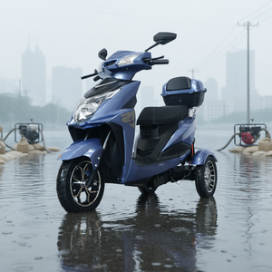 Triciclo Motorizado de Derrape Eléctrico para Adultos de Tres Ruedas Bicicleta Eléctrica de 3 Ruedas CE 60V <span class=keywords><strong>Trimoto</strong></span> Eléctrica de <span class=keywords><strong>Carga</strong></span> Abierta 50-70km - Product Image 1