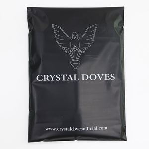 Matte Black Custom Waterproof <b>Padded</b> Plastic Courier Envelope with Poly Mailers for Clothes Packaging Biodegradable Mailing Bags - Product Image 3