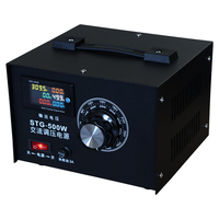 Transformateur Variac à Affichage Numérique 500W, Personnalisé, Haute Qualité, Normes Européennes et Américaines, Bobine Toroidale 98%