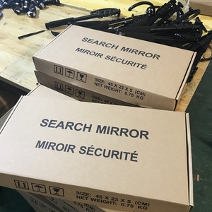 Under Vehicle Inspection Security <b>Mirror</b> <b>Large</b> Under Car Search <b>Mirror</b> with Long Extendable Poles for Security Check - Product Image 2