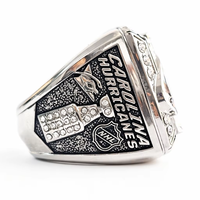 Anillo de Campeón de los Carolina Hurricanes 2006 al por Mayor, Réplica con Piedras de Circonita Cúbica AAA, Anillo Pesado para Aficionados al Deporte, Recuerdo, Trofeo Premium, Regalo