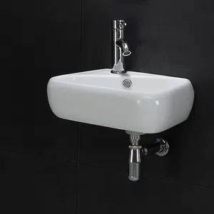 Set da bagno a parete, lavaggio a mano, lavabo lavabo, lavabo bianco, design di fascia alta, lusso, un pezzo, nuovo