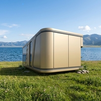 Casa Prefabricada Modular de Acero Galvanizado Grado B, Estándar CE, Cápsula Espacial para Hotel, Moderna, con Certificación CE de China