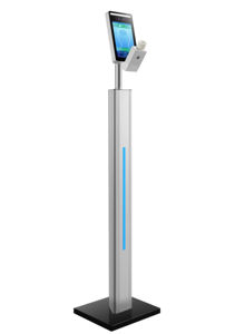 UDE ACT-FR007 Vente directe usine Éthylotest intelligent à pile à combustible avec reconnaissance faciale HD, écran IPS 8 pouces, en alliage d'aluminium - Product Image 4