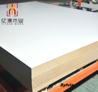 Panneau MDF stratifié mélaminé double face 1220x2800*18mm, panneau de fibres à densité moyenne, qualité E1, pour meubles, armoires et décoration