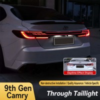 LED Through Rear Taillight for Toyota Camry 9th Gen 2025 2026 Modified Car Tail Lamp With Running Light