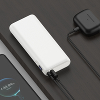Banque d'alimentation WST personnalisée, chargeur de téléphone portable portable, écran numérique LED, grande capacité 20000 mAh, banque d'alimentation pour ordinateur portable, charge rapide PD 65W