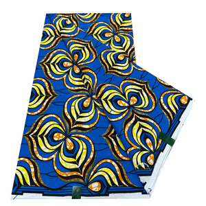 Meilleure Vente Tissu Wax Africain Original Hollandais Kitenge Wax <span class=keywords><strong>Java</strong></span> Print Super Print Wax 6 Yards pour Confection de Robes - Product Image 2