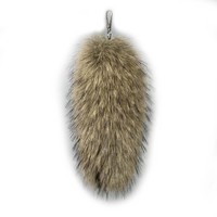 Breloque de sac en fausse fourrure de loup et de queue de renard, ornement de sac à dos, accessoire de porte-clés de voiture, style Japon et Corée du Sud