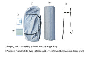 Colchoneta Inflable Plegable de Espuma para Camping con Bomba Eléctrica, 10 cm de Grosor, Cómoda para Dormir y Senderismo - Product Image 6