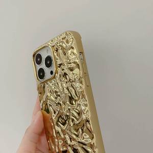 Custodia per telefono di lusso di lusso con personalità dorata per <span class=keywords><strong>iPhone</strong></span> 16 15Pro 14 13 12 11 <span class=keywords><strong>XS</strong></span> MAX XR <span class=keywords><strong>Cover</strong></span> <span class=keywords><strong>protettiva</strong></span> accessori - Product Image 2