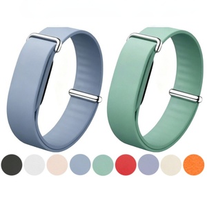 Bracelet en silicone souple pour Google Fitbit Air, bracelet de remplacement sportif monochrome pour Fitbit Air, bracelet en silicone imperméable et respectueux de la peau - Product Image 1
