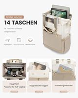 Sac à dos scolaire LOVEVOOK convertible, sac fourre-tout pour l'université, sac à dos intelligent imperméable, sac à dos portable pour ordinateur portable, sac à dos de voyage
