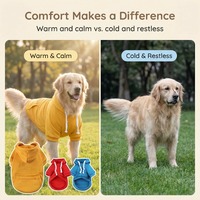Hoodie mit Tasche und Mütze für kleine bis mittelgroße Hunde und Katzen – Umweltfreundliche, modische, warme Indoor-Haustierbekleidung für Winter und Herbst