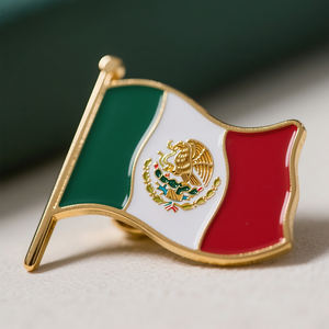 Insignes de revers personnalisés en métal émaillé dur et souple magnétique pour l'amitié Insignes de revers pour le drapeau de la Jordanie pour le souvenir - Product Image 2