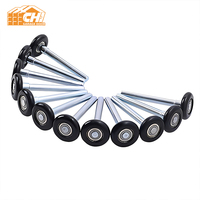 Rouleau de porte de garage en nylon de 3 pouces avec roulement scellé 6200ZZ et tige zinguée pour porte sectionnelle industrielle sur rail de 3 pouces – Vente en gros